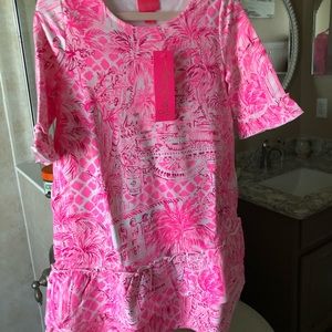 Lilly Pulitzer Girls Kailyn Pink Dress NWT